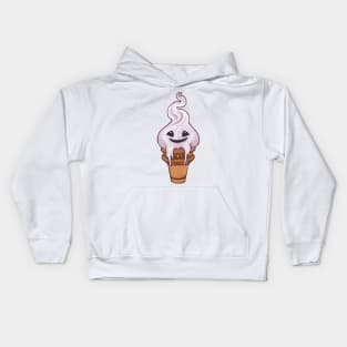 Halloween I-Scream - Soft-serve Ghostie Kids Hoodie